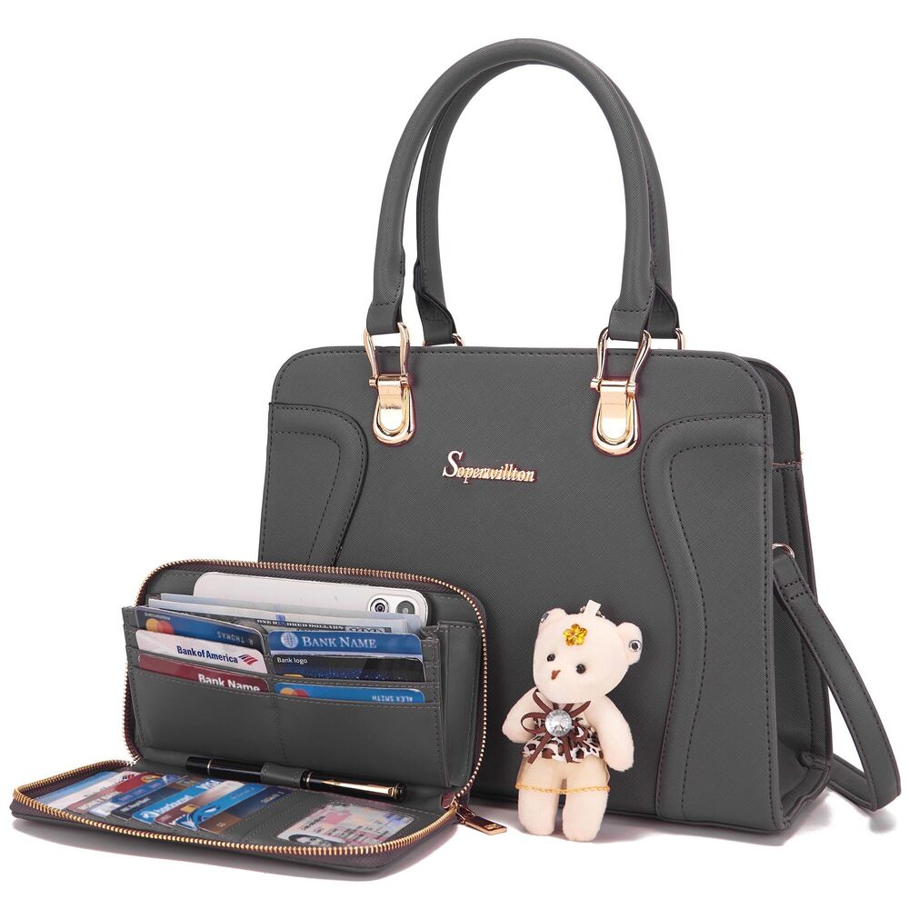 3403 Purses Fashion Handbags Tote Bag Top Handle Shoulder Satchel Purse